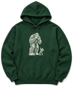 Bigfoot Photographer Hoodie - Forest Green