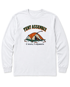 Tent Assembly Long Sleeve Shirt - White