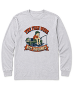 The Fish Were Not Informed Long Sleeve Shirt - Ash