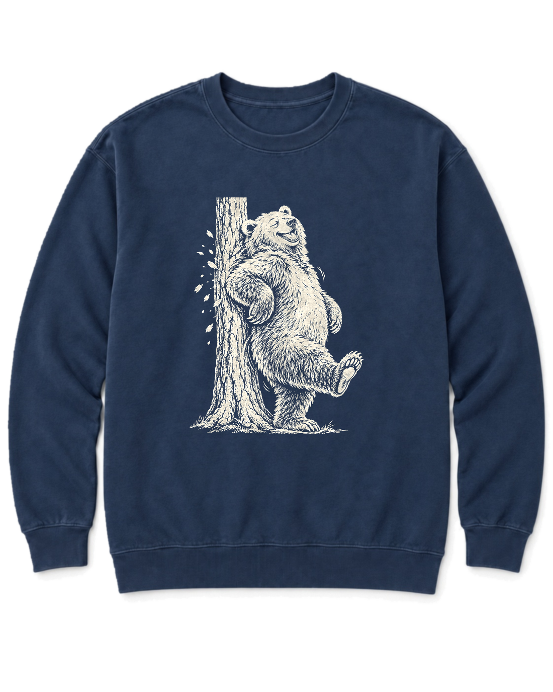 Back Scratch Bear Sweatshirt - True Navy