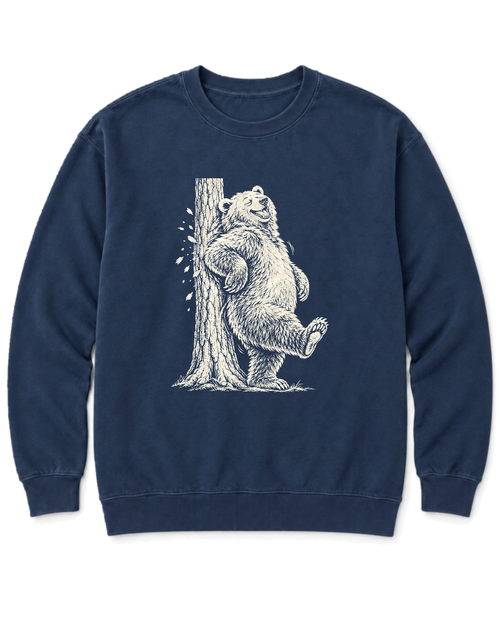 Back Scratch Bear Sweatshirt - True Navy