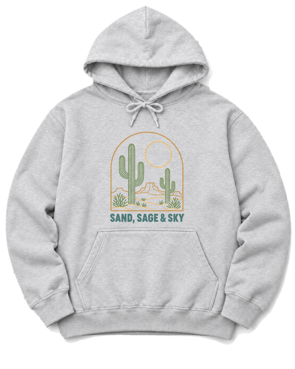 Sand, Sage & Sky Hoodie - Ash