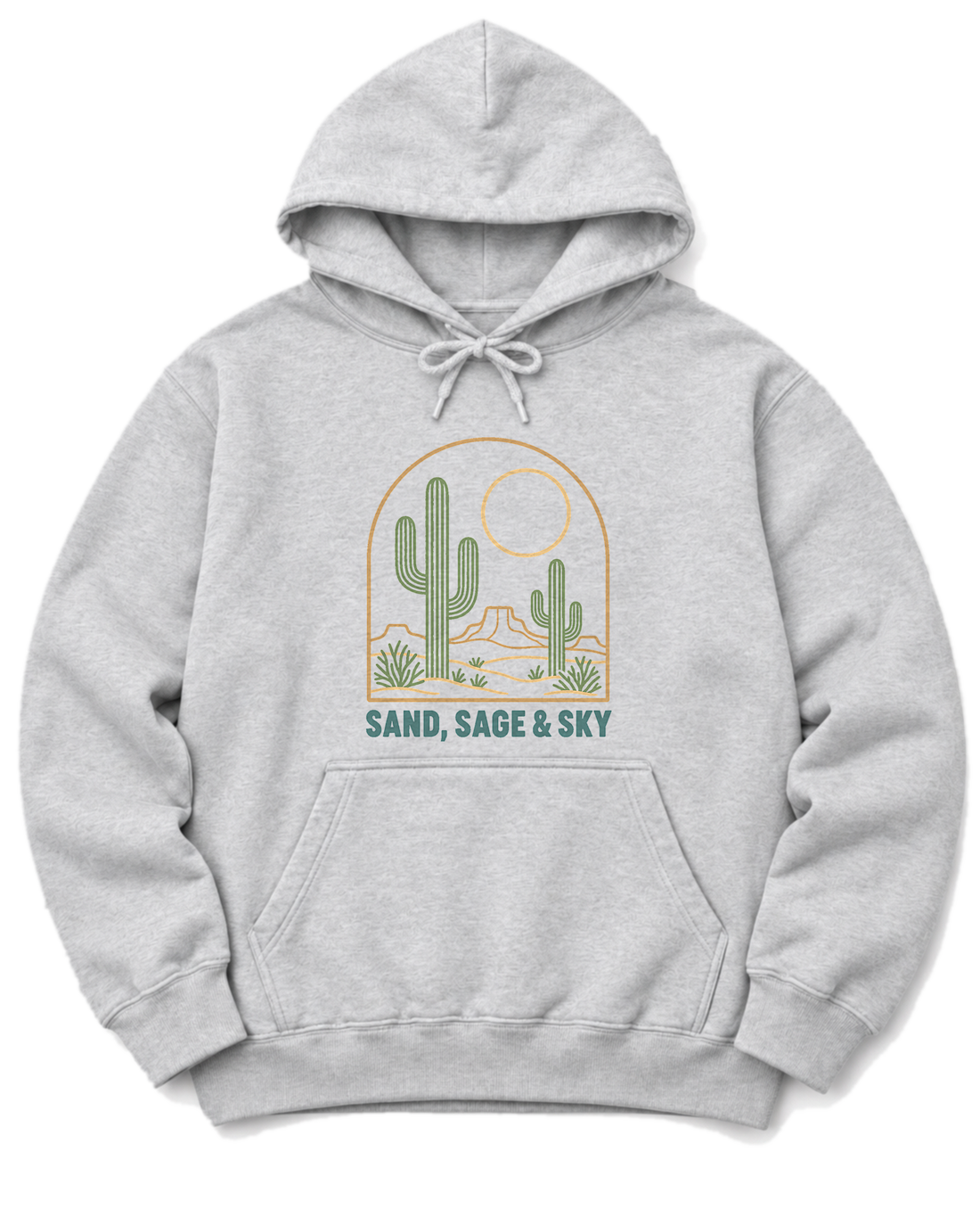 Sand, Sage & Sky Hoodie - Ash