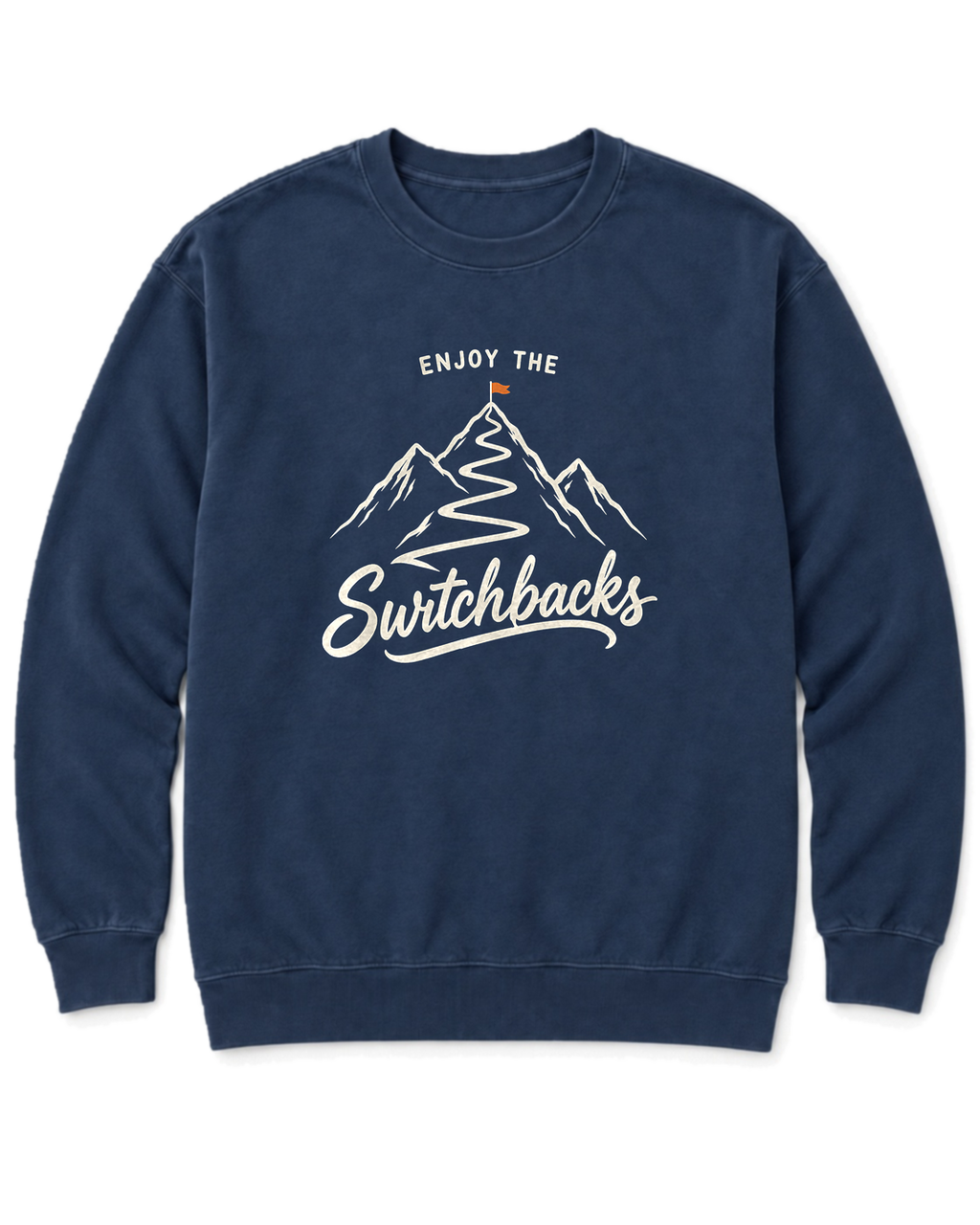 Enjoy the Switchbacks Sweatshirt - True Navy
