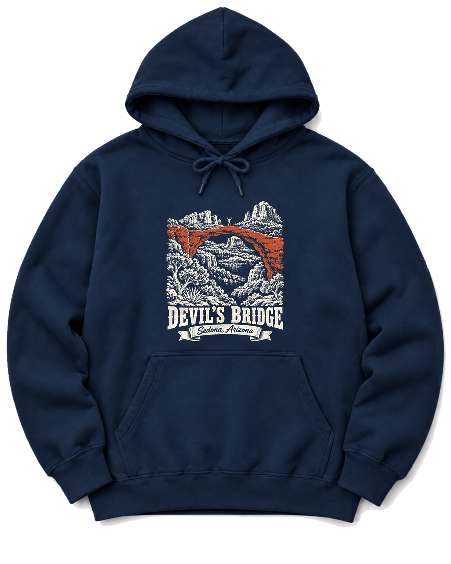 Devil's Bridge Hoodie - Navy