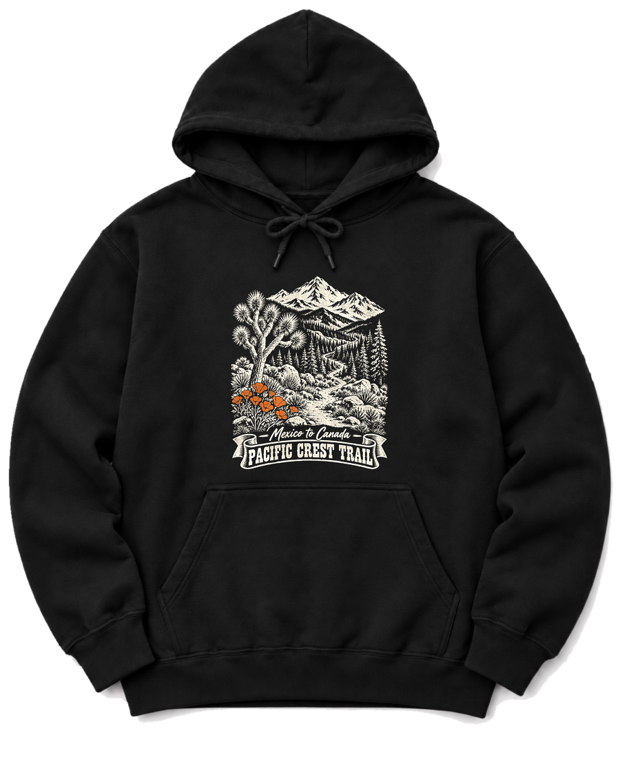Pacific Crest Trail Hoodie - Black