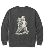 Tiny Backpack Grizzly Sweatshirt - Pepper