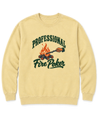 Professional Fire Poker Sweatshirt - Butter
