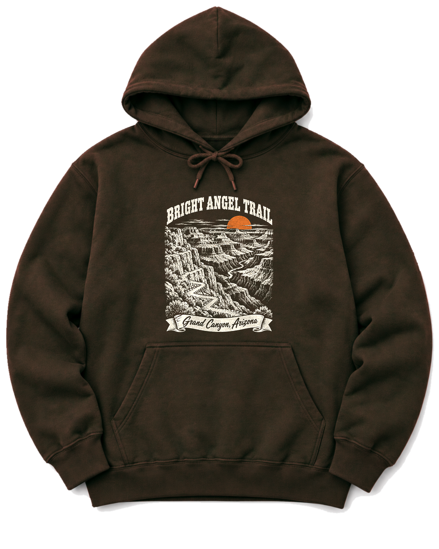 Bright Angel Trail Hoodie - Dark Chocolate