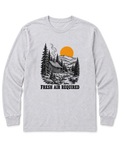 Fresh Air Required Long Sleeve Shirt - Ash