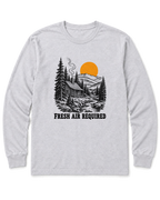 Fresh Air Required Long Sleeve Shirt - Ash