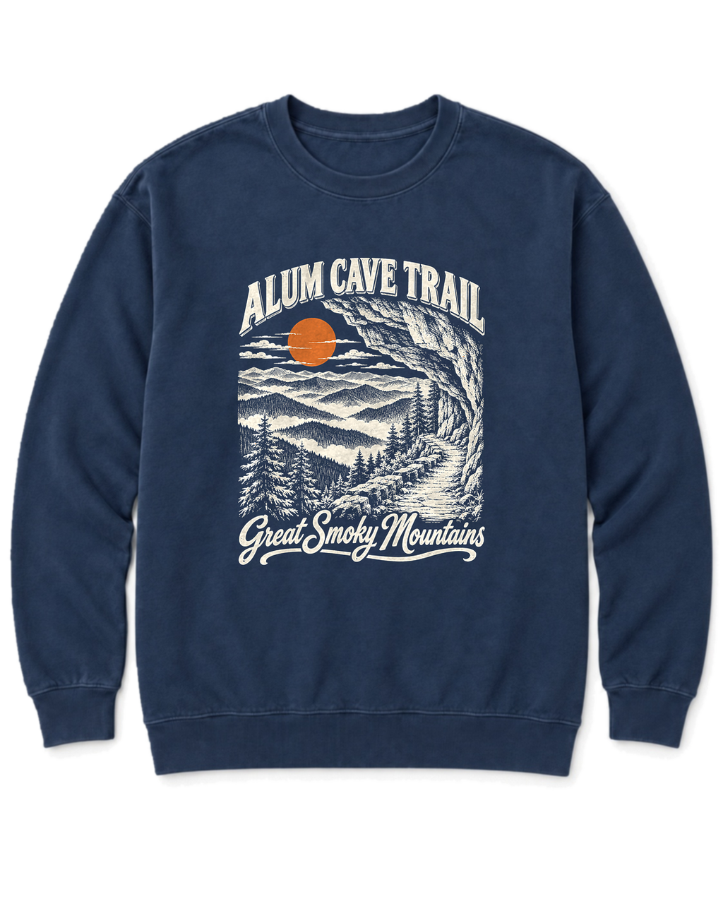 Alum Cave Trail Sweatshirt - True Navy