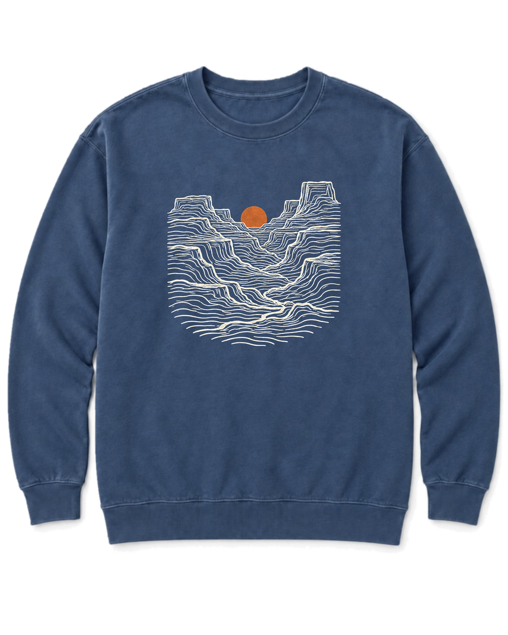 Canyon Sunset Sweatshirt - Denim