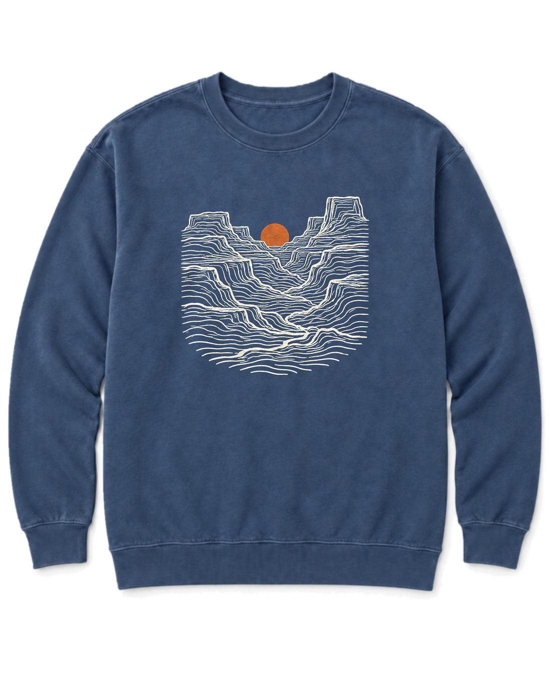 Canyon Sunset Sweatshirt - Denim