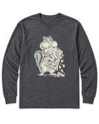 Trail Mix Bandit Long Sleeve Shirt - Dark Heather