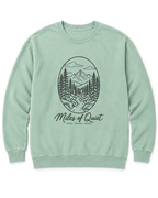 Miles of Quiet Sweatshirt - Chalky Mint