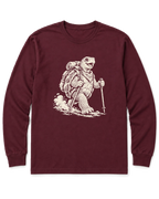 Turtle Trekker Long Sleeve Shirt - Maroon