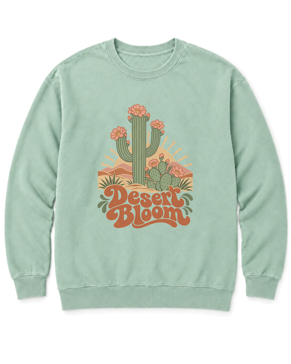 Desert Bloom Sweatshirt - Chalky Mint