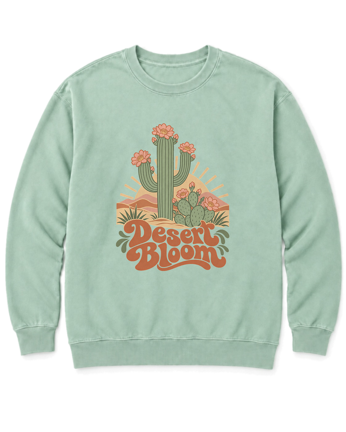 Desert Bloom Sweatshirt - Chalky Mint