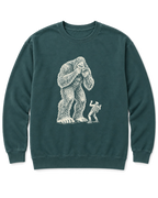 Bigfoot Photographer Sweatshirt - Blue Spruce