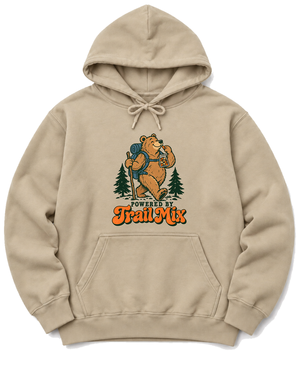 Powered by Trail Mix Hoodie - Sand