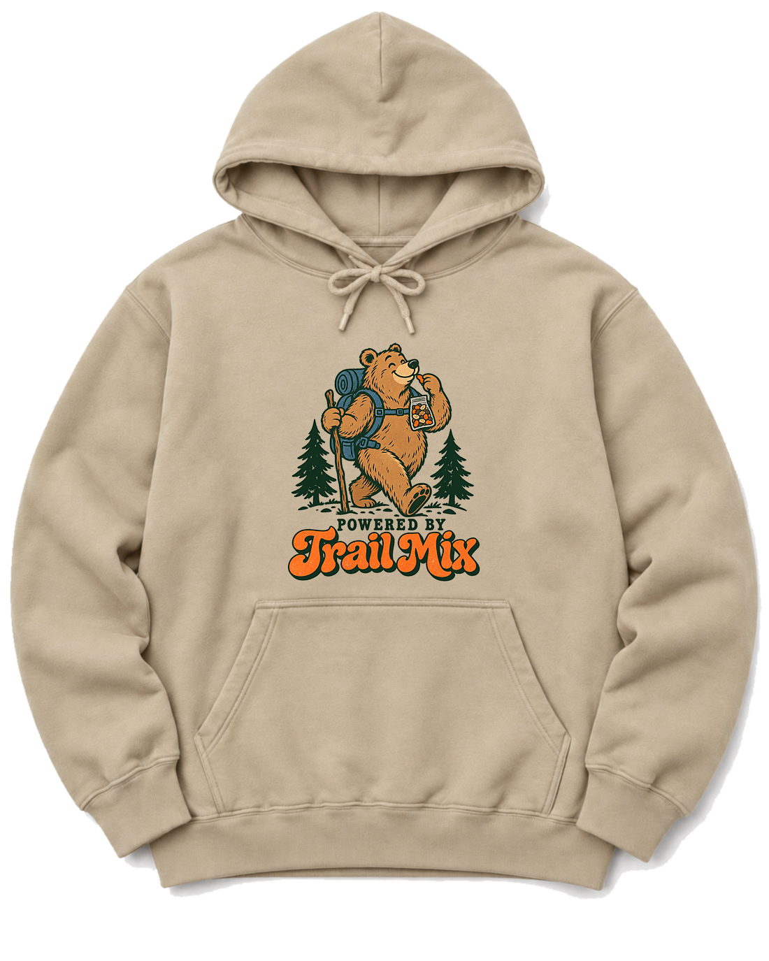 Powered by Trail Mix Hoodie - Sand