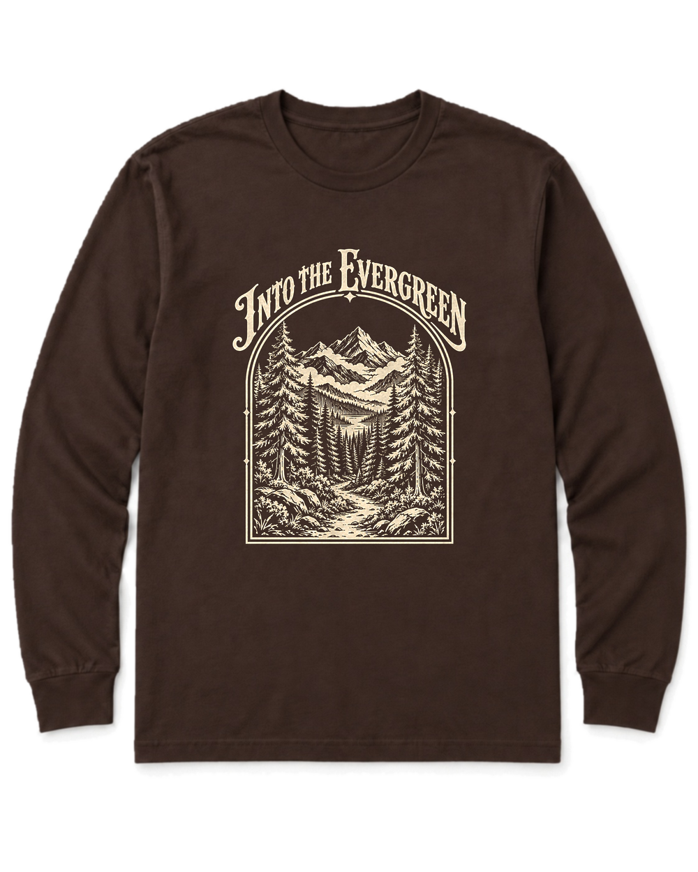 Into the Evergreen Long Sleeve Shirt - Dark Chocolate