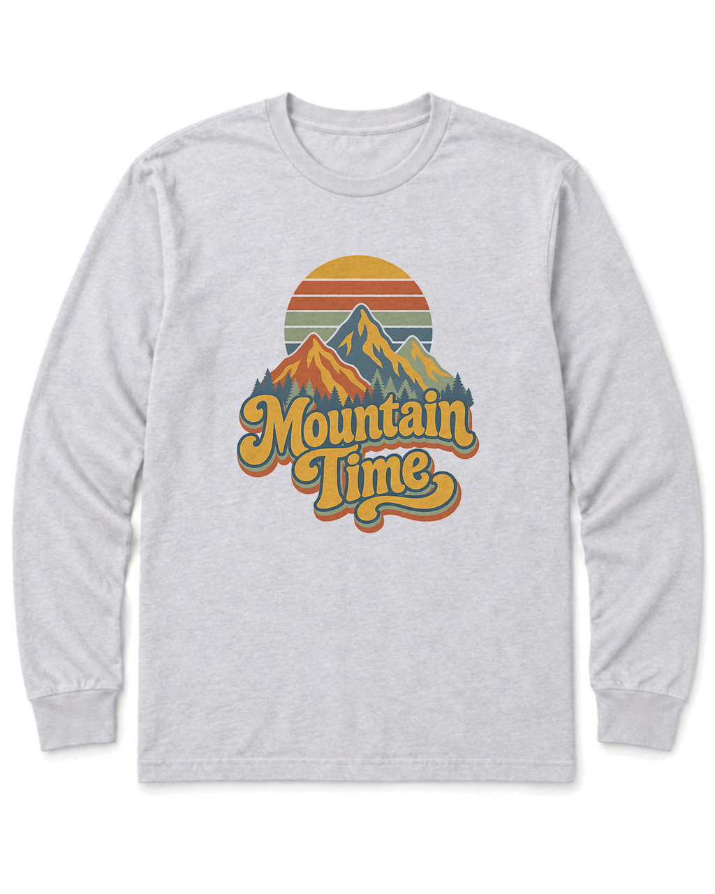 Mountain Time Long Sleeve Shirt - Ash