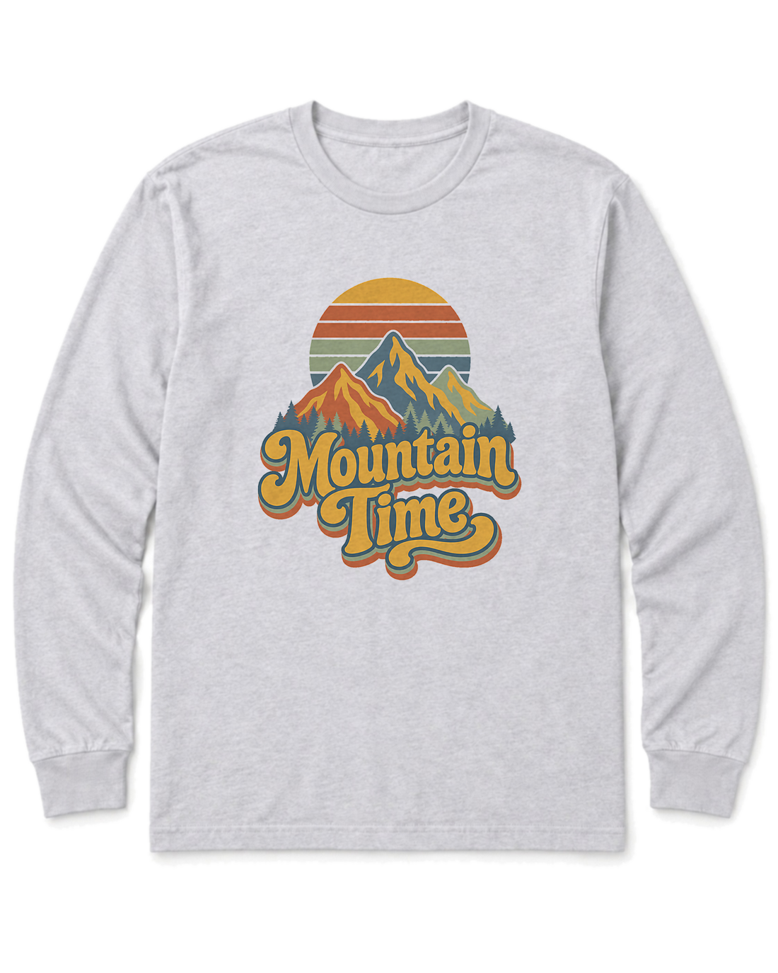 Mountain Time Long Sleeve Shirt - Ash