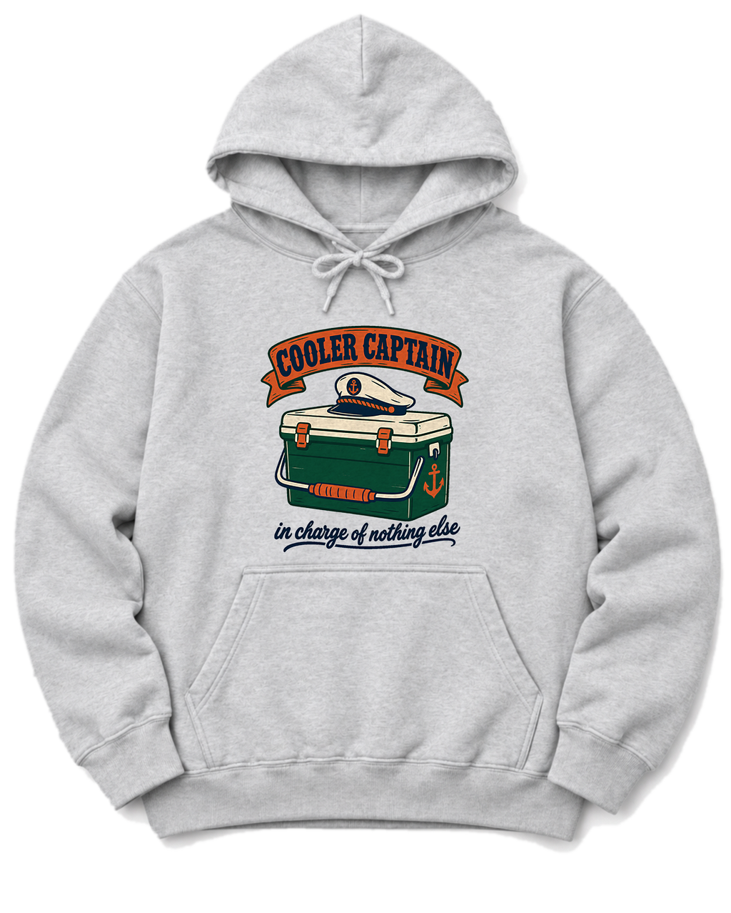 Cooler Captain Hoodie - Ash