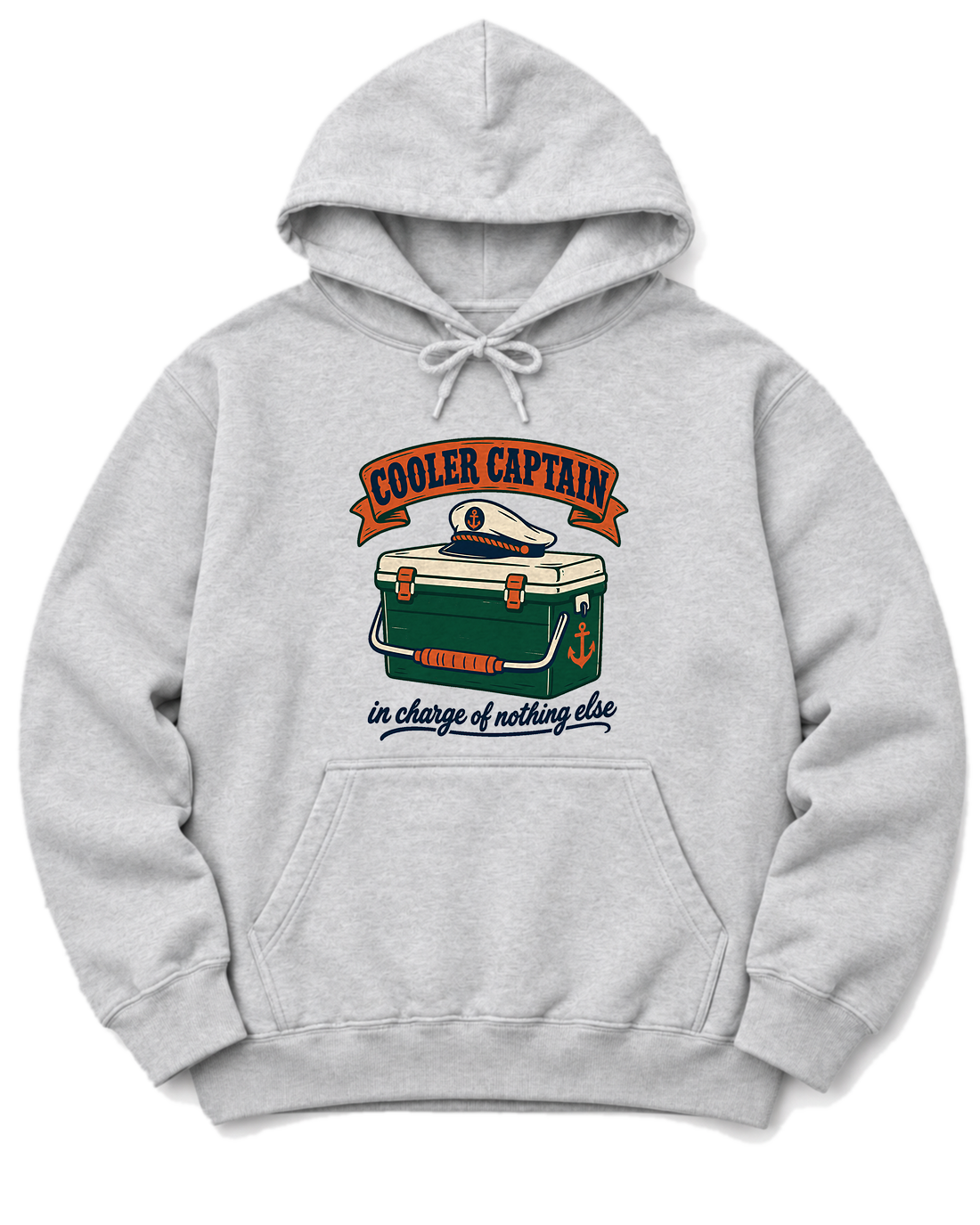 Cooler Captain Hoodie - Ash
