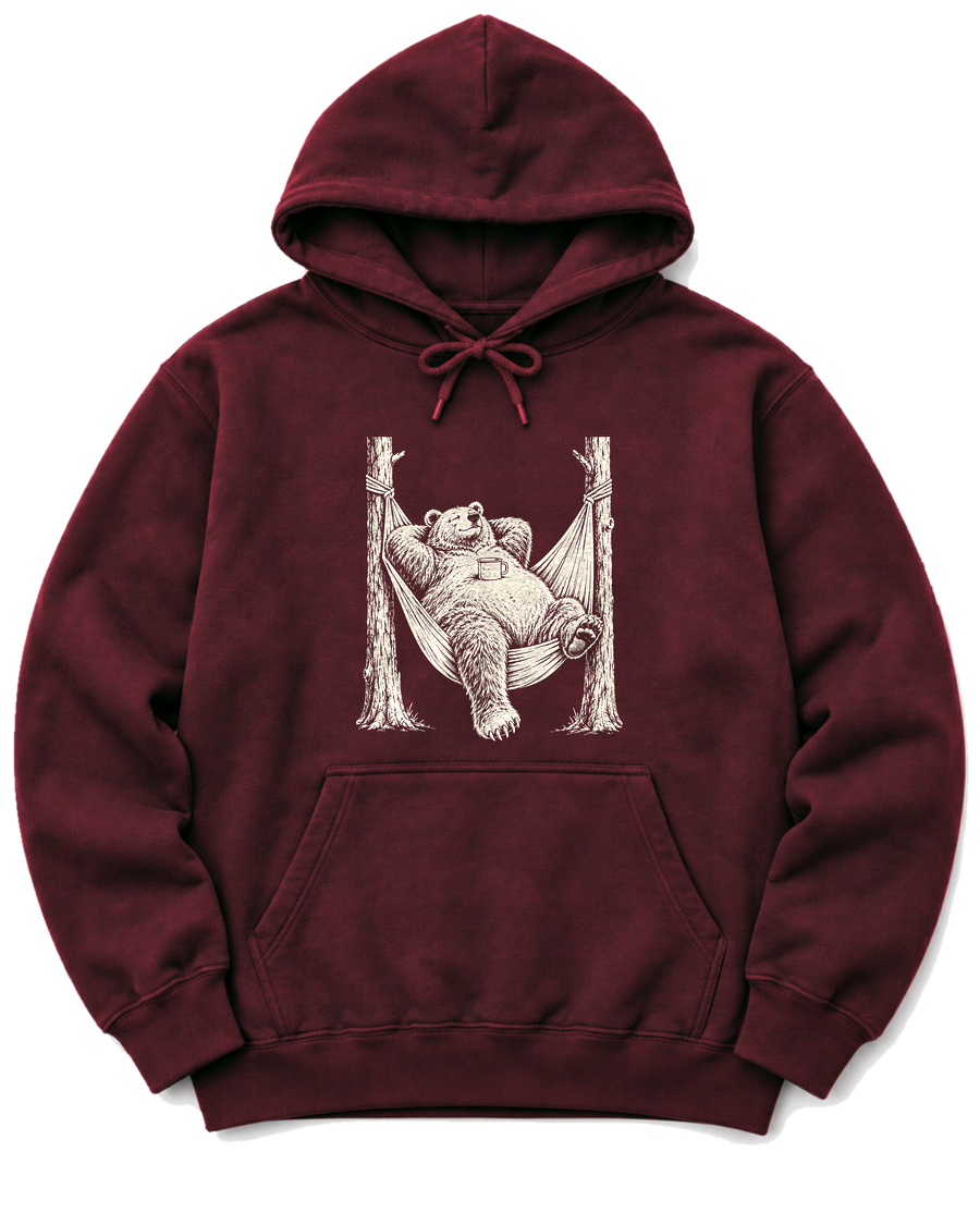 Hammock Grizzly Hoodie - Maroon