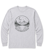 The Lake Keeps Late Hours Long Sleeve Shirt - Ash