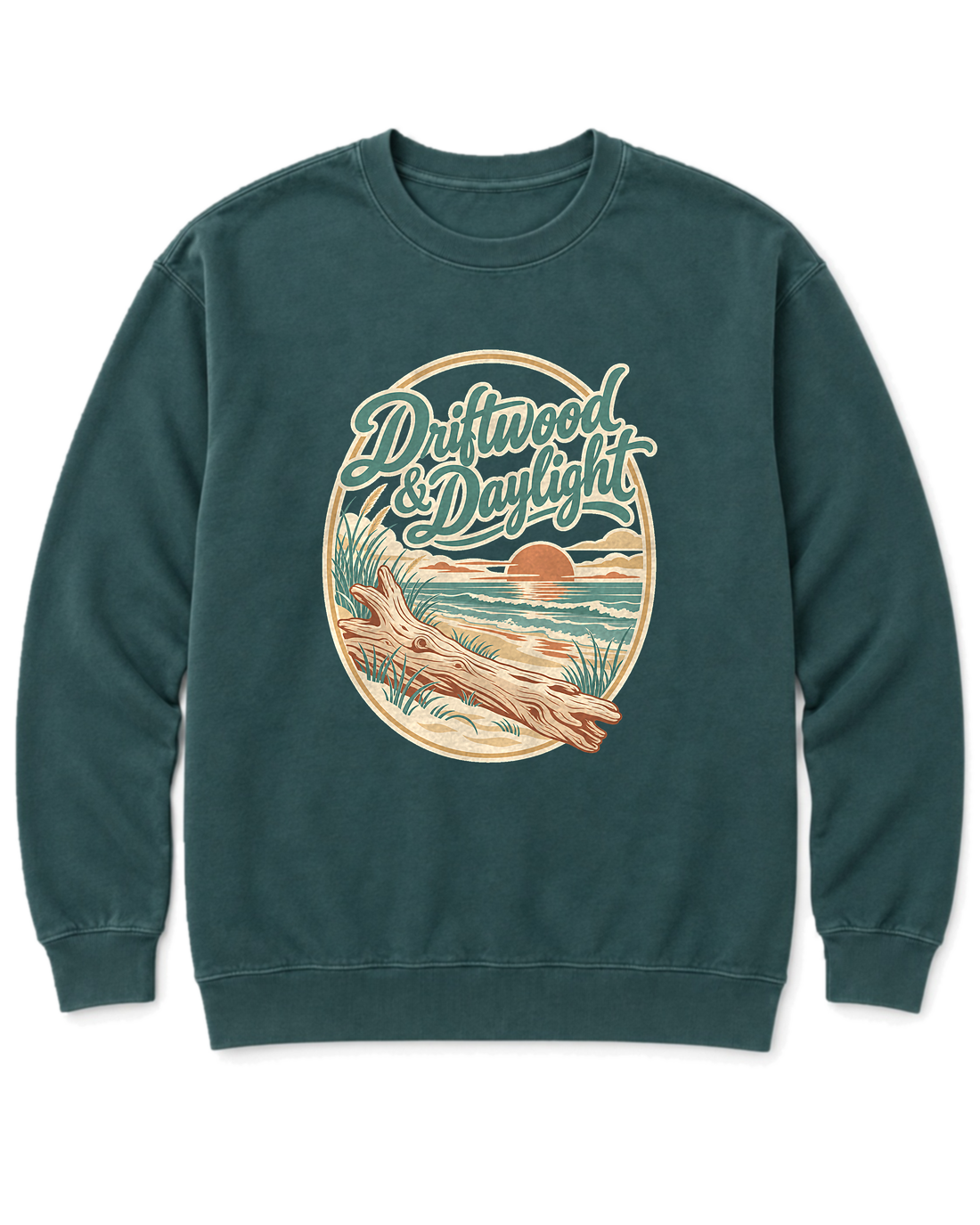 Driftwood & Daylight Sweatshirt - Blue Spruce