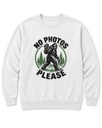 No Photos Please Sweatshirt - White