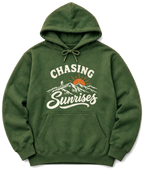 Chasing Sunrises Hoodie - Military Green