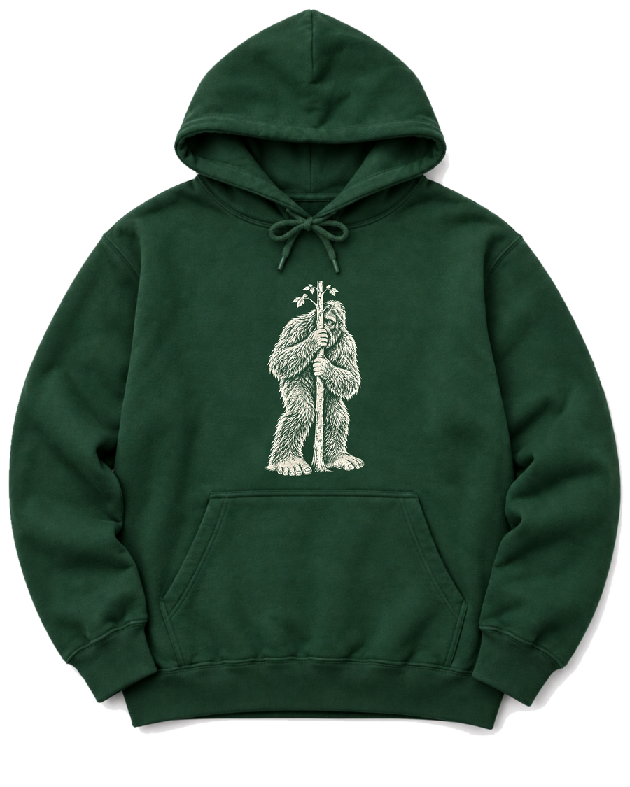 Bigfoot Hide and Seek Hoodie - Forest Green