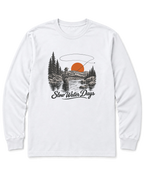 Slow Water Days Long Sleeve Shirt - White