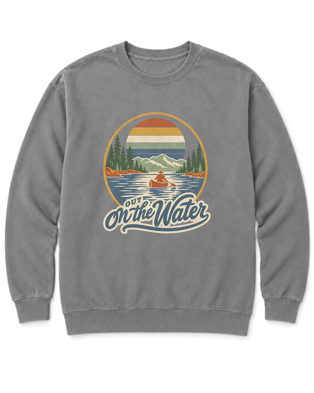 Out on the Water Sweatshirt - Grey