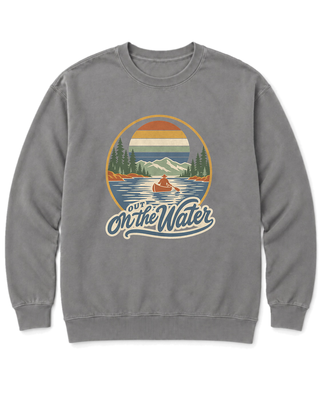 Out on the Water Sweatshirt - Grey