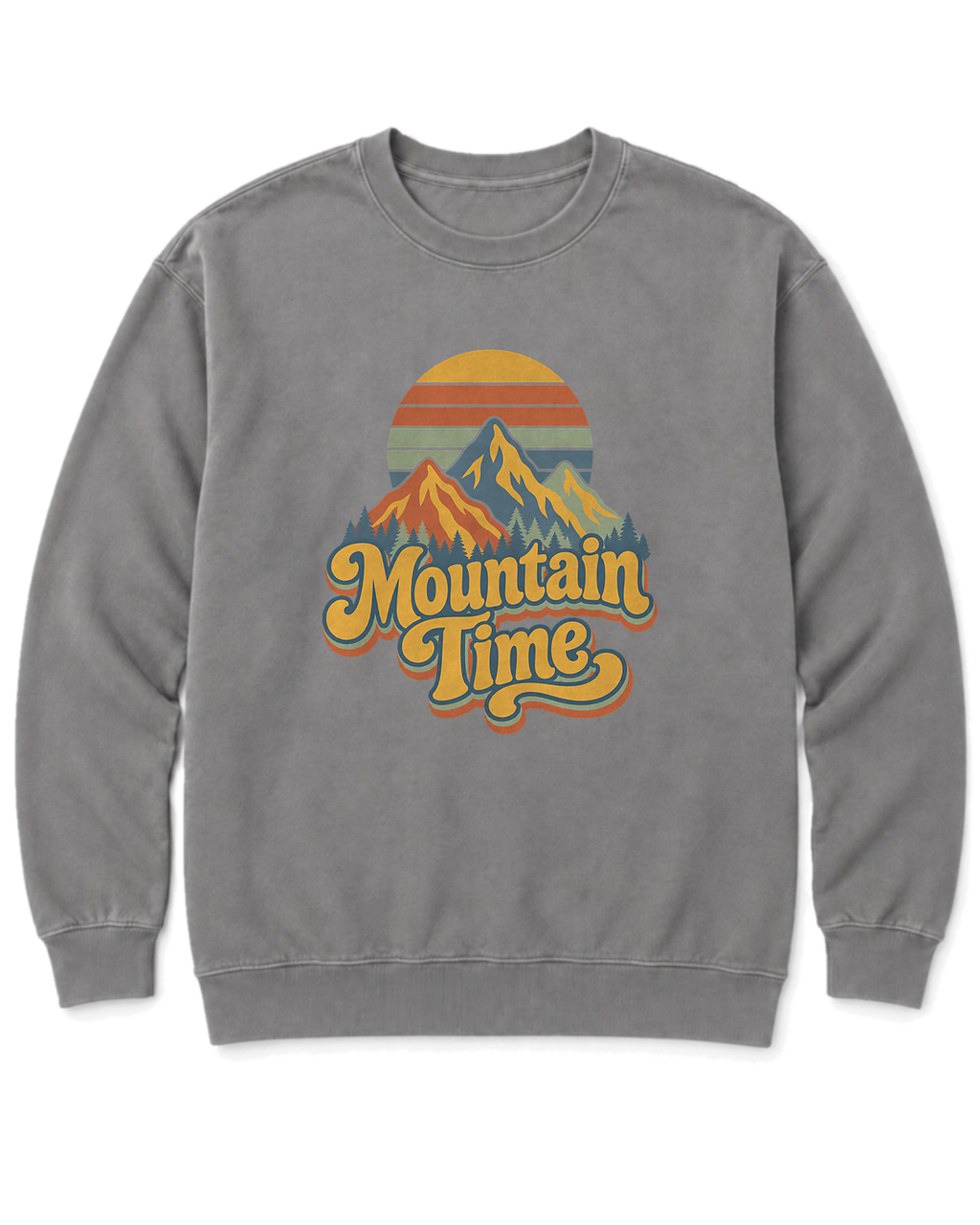 Mountain Time Sweatshirt - Grey