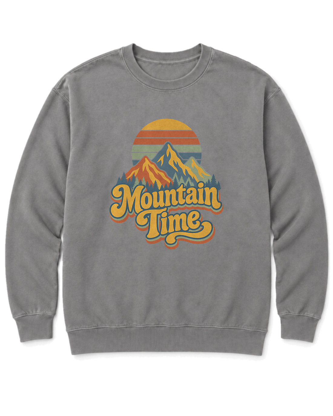 Mountain Time Sweatshirt - Grey