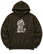 Bigfoot Photographer Hoodie - Dark Chocolate
