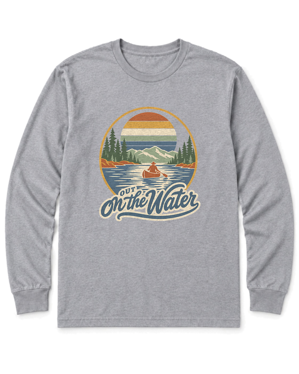 Out on the Water Long Sleeve Shirt - Sport Grey