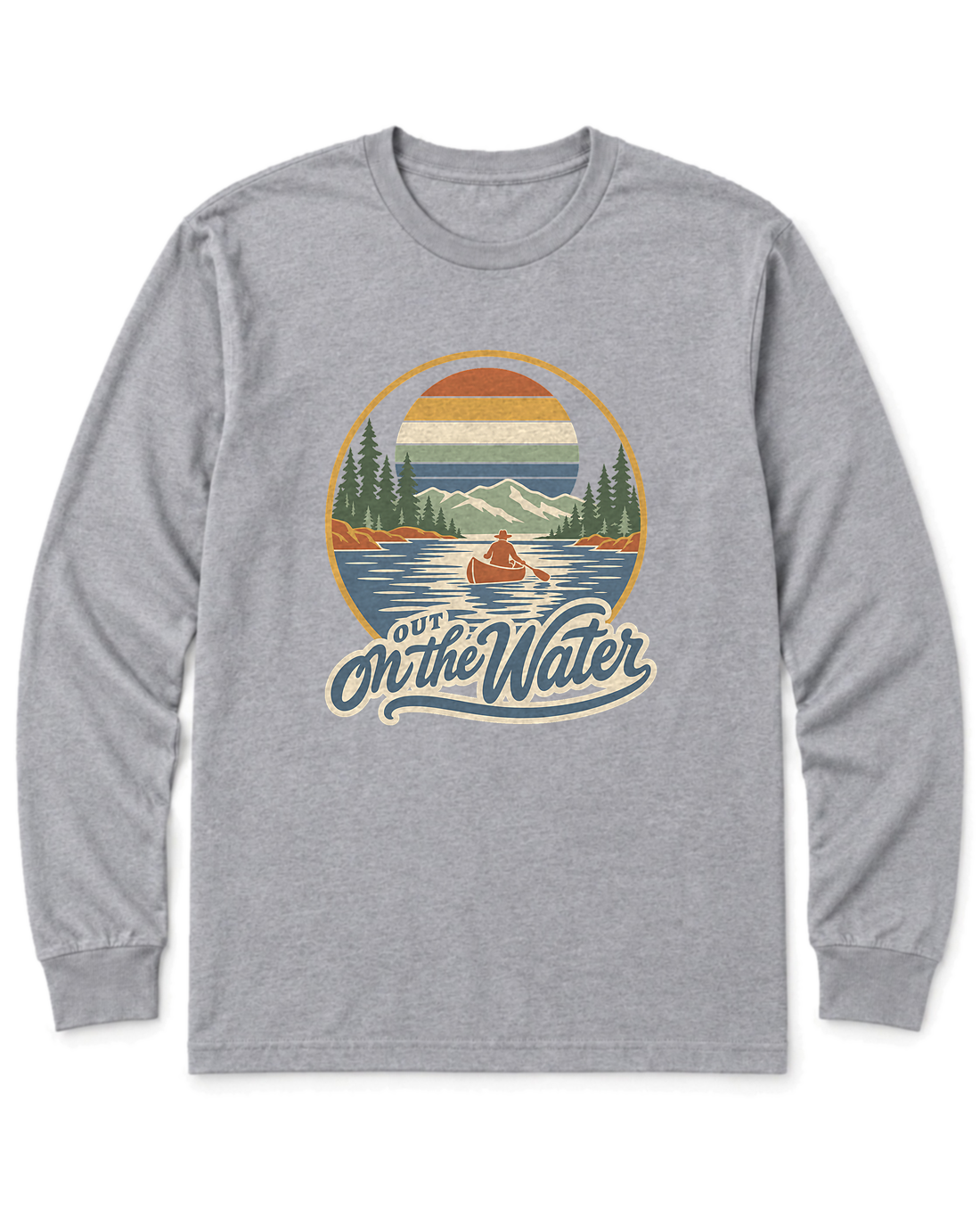 Out on the Water Long Sleeve Shirt - Sport Grey