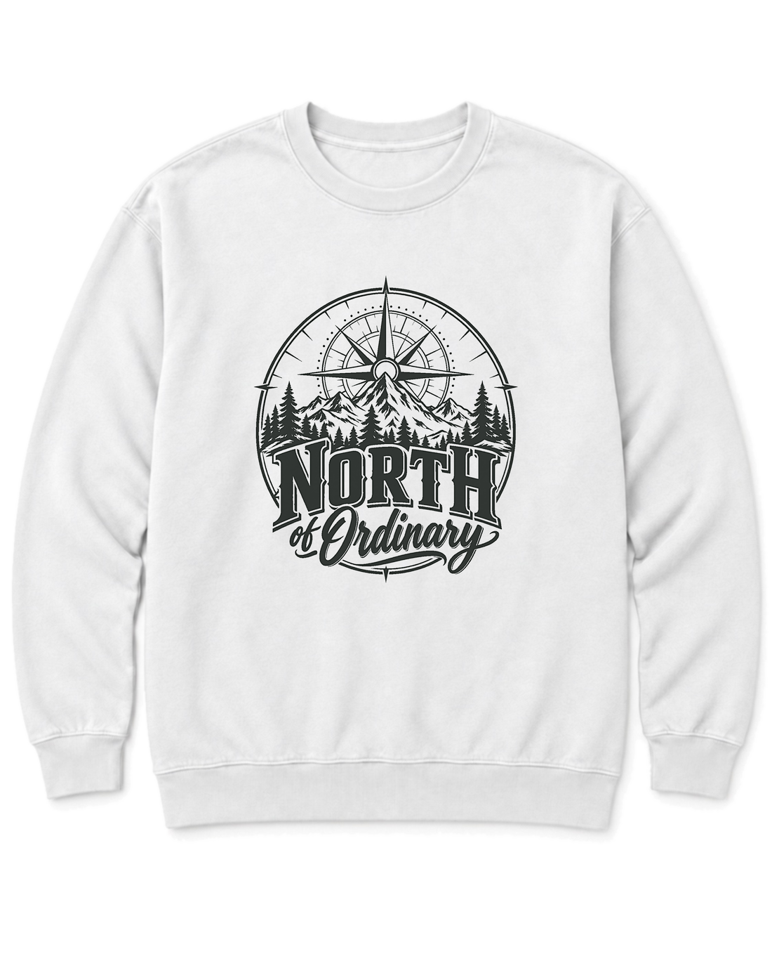 North of Ordinary Sweatshirt - White