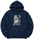 Grill Master Grizzly Hoodie - Navy