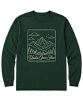 Under Open Skies Long Sleeve Shirt - Forest Green