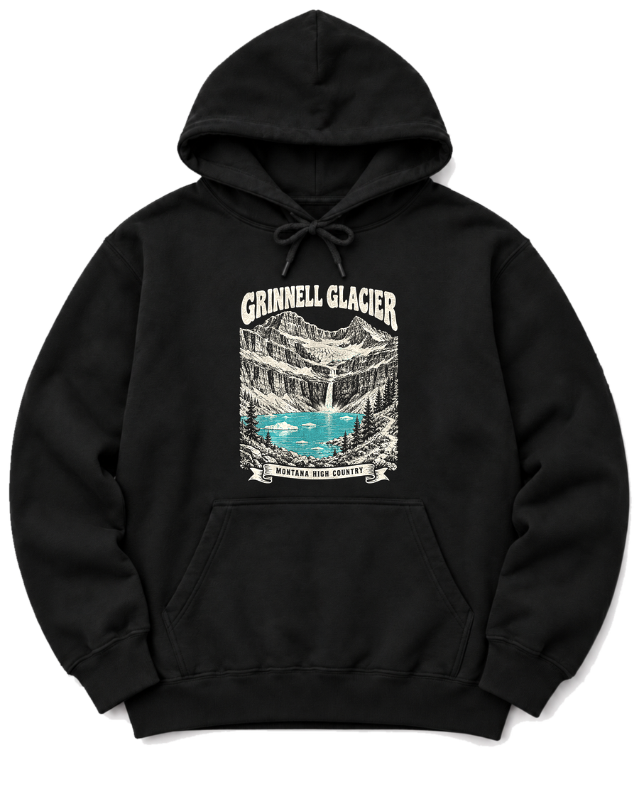 Grinnell Glacier Hoodie - Black
