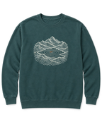 Lake Canoe Sweatshirt - Blue Spruce